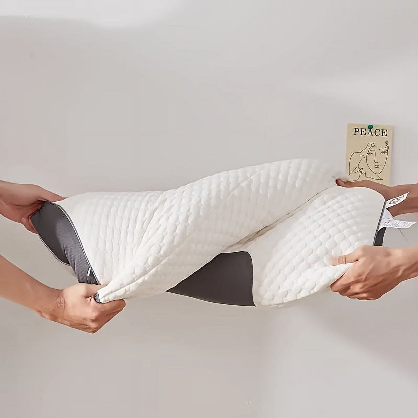 Missov-Oreiller Ergonomique 3D - Soutien Cervical Optimal pour Toutes les Positions de Sommeil Confort Supérieur