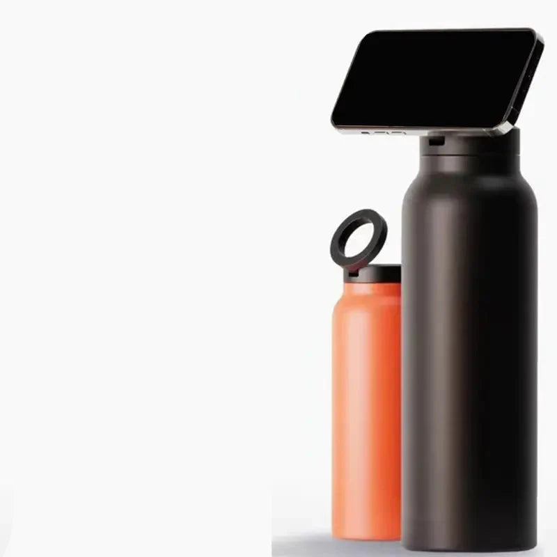 Bouteille Isotherme avec Support de Téléphone Magnétique