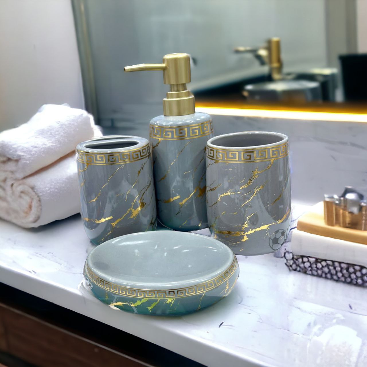 Set de Bain Luxe en Céramique