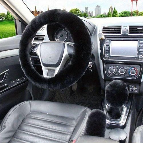 Housse de Volant Moelleuse et Luxueuse en Laine