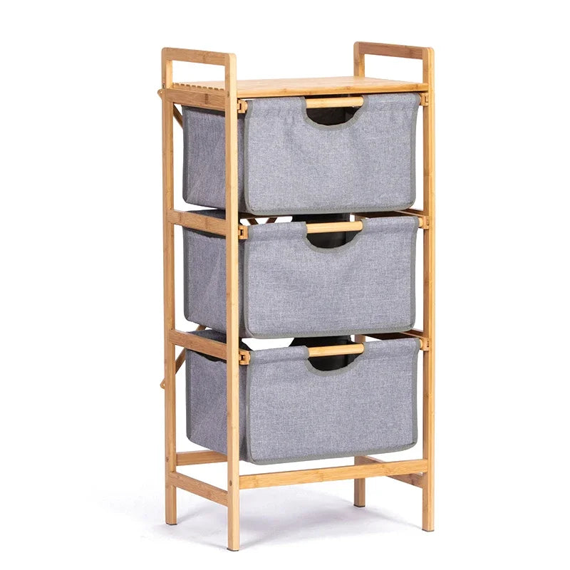 Miroir à Linge en Bambou Naturel 🪵🪞