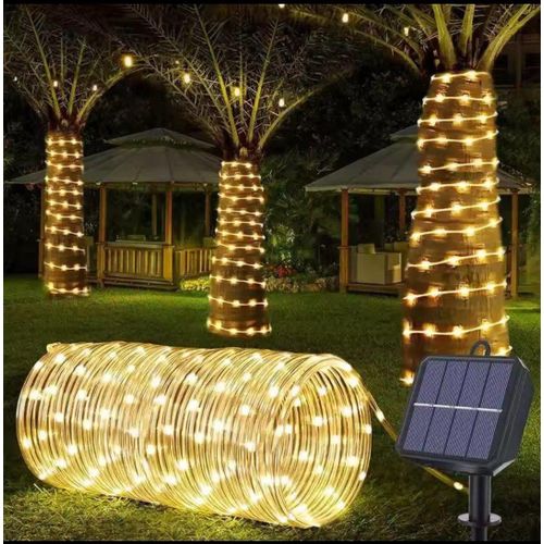 Corde de Tube Solaire à LED Étanche ,300 LED