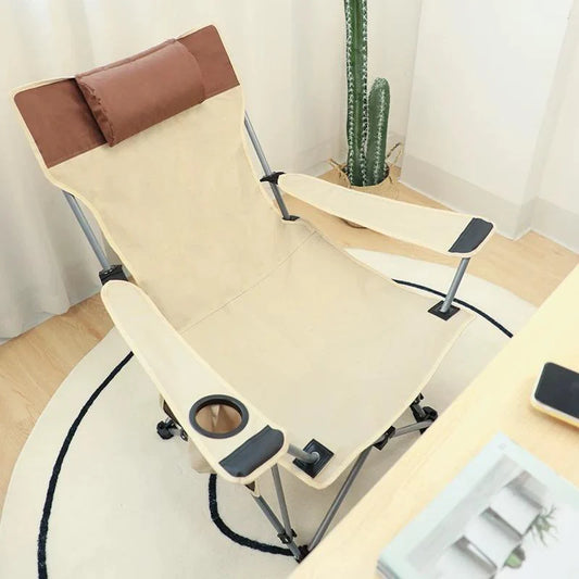 Chaise pliante pour camping en plein air, avec dossier réglable