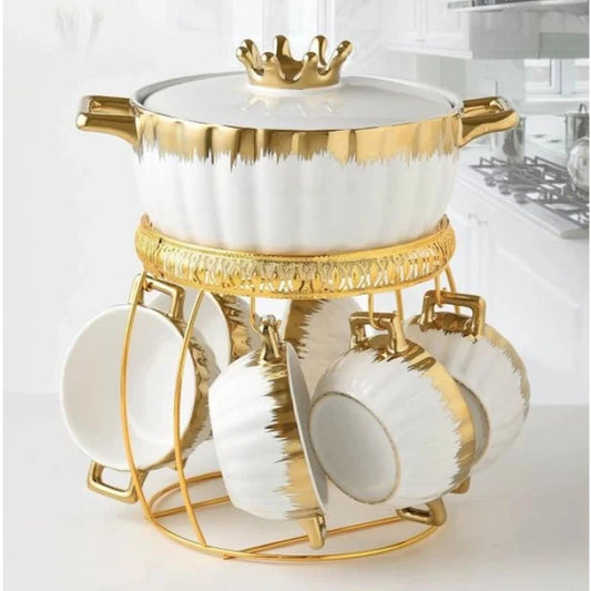 ensemble de vaisselle en céramique de luxe de haute qualité