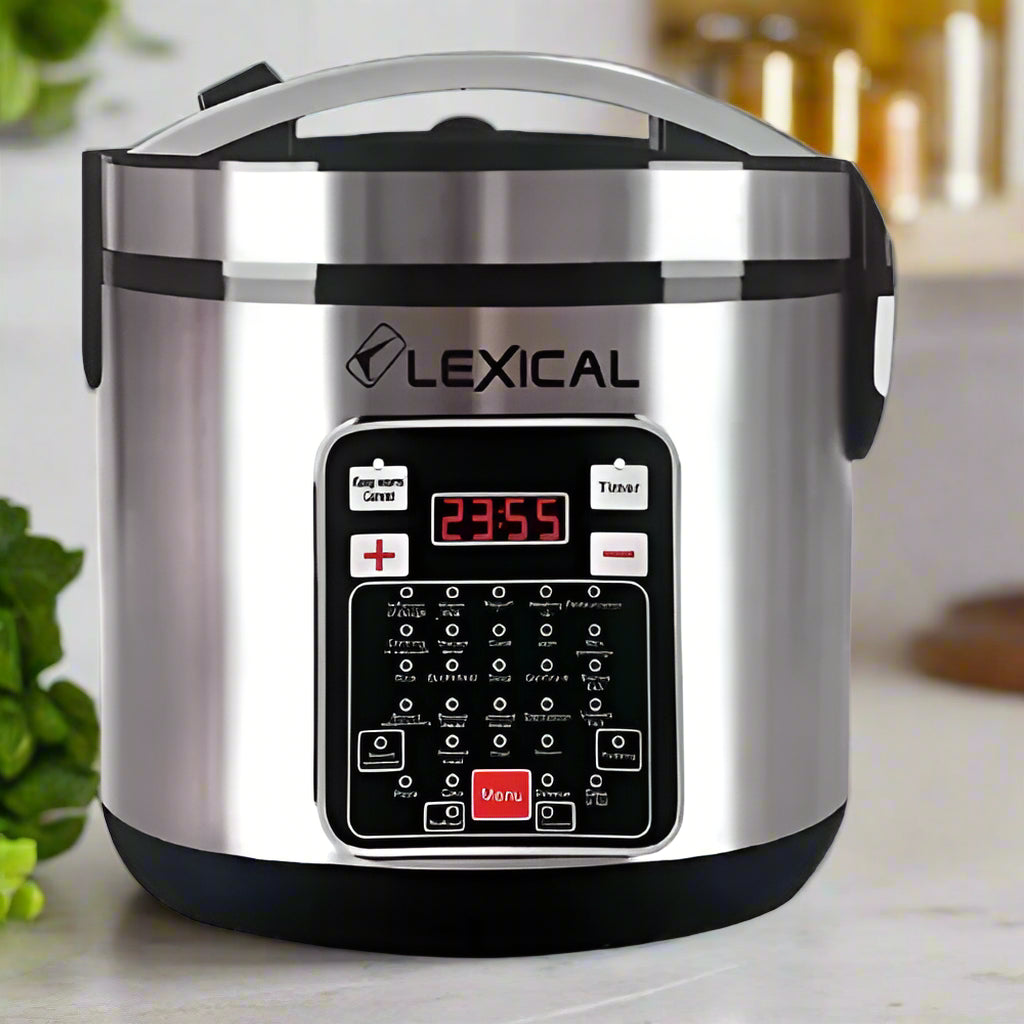 Cuiseur à Riz Multifonction Lexical - 5L, 900W, Revêtement Antiadhésif