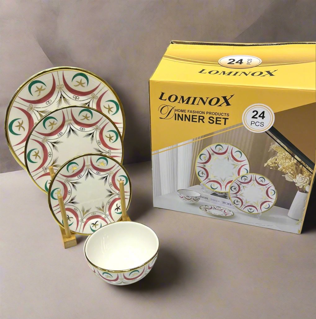 Élégance à table : Service de table - 24 pièces