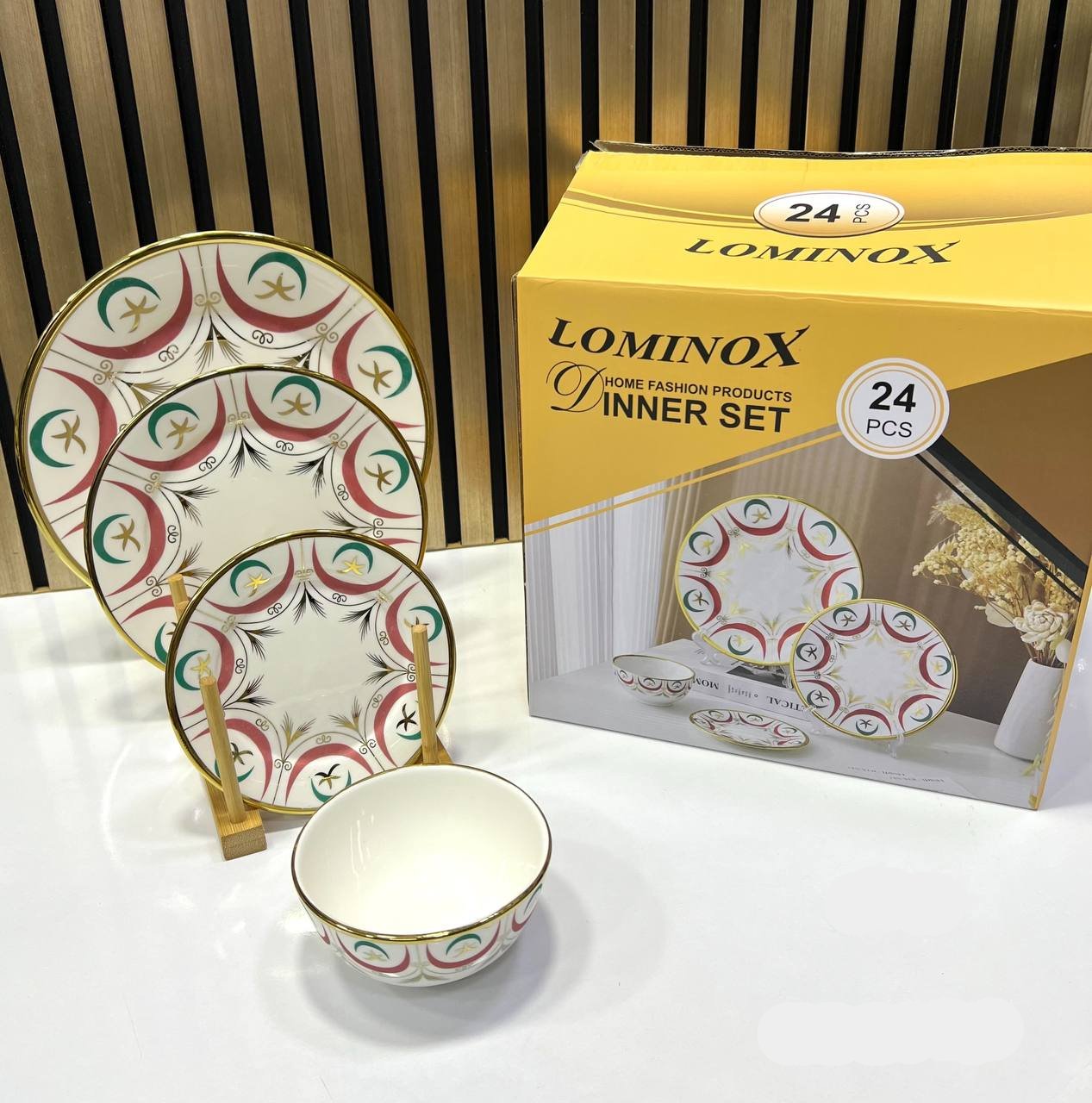 Élégance à table : Service de table - 24 pièces