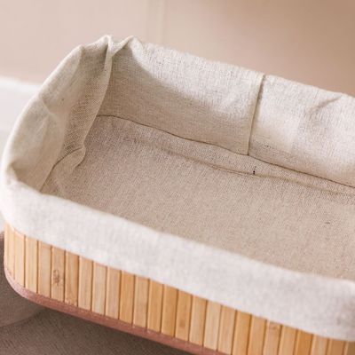 Lot de 3 paniers de Rangement en Bambou