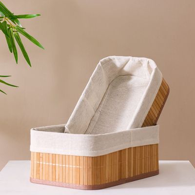 Lot de 3 paniers de Rangement en Bambou