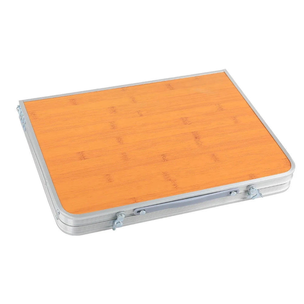 Table de Camping Pliable en Bambou