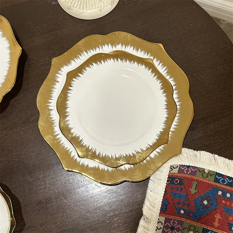 Service de Table 24 Pièces en Porcelaine