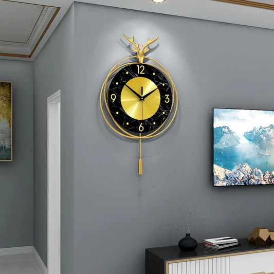 Horloge Murale 3D en Marbre
