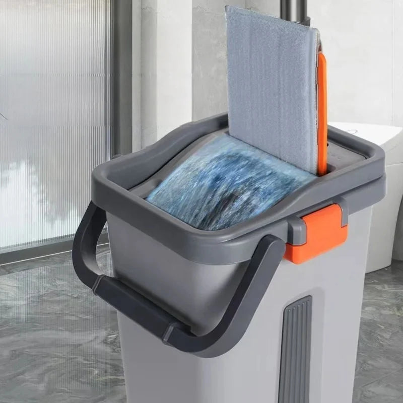 Ensemble de Nettoyage Vadrouille & Seau avec Roues