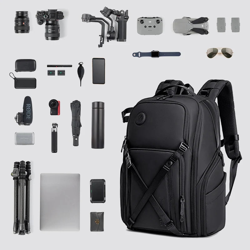 Sac à Dos Multifonction pour Photographie : Grande Capacité, Accès Rapide et Protection Optimale