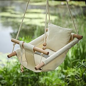 Chaise balançoire en toile pour bébé
