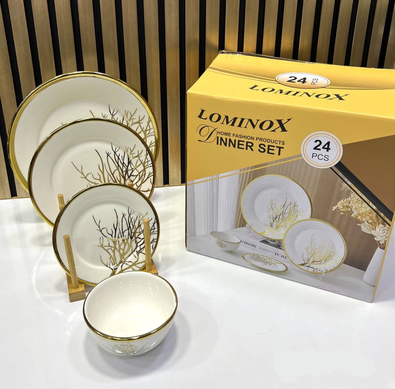 Élégance à table : Service de table - 24 pièces