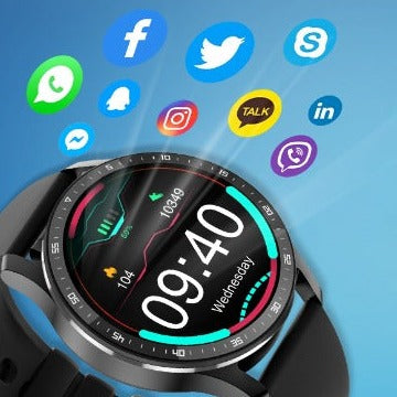 MISSOV-Montre connectée 2 en 1 pour les hommes et les femmes