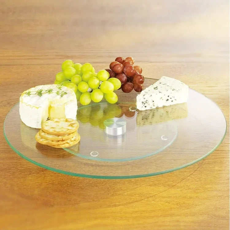 Plateau à Gâteau Rotatif en Verre