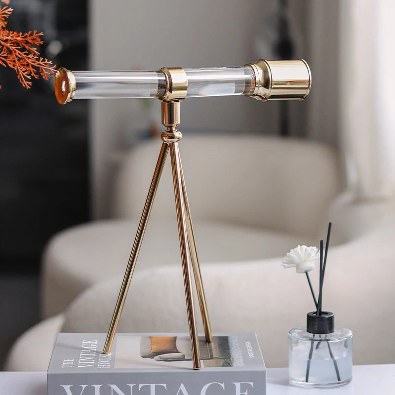 Ornement Télescope en Cristal