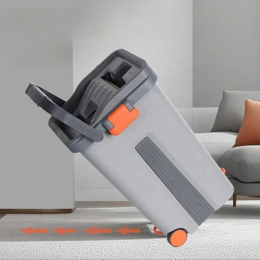 Ensemble de Nettoyage Vadrouille & Seau avec Roues