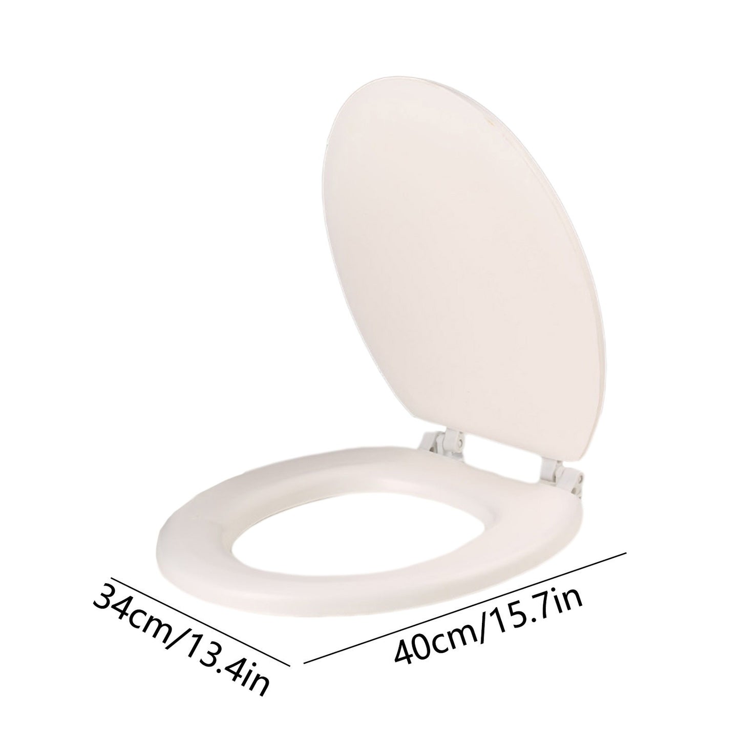 Siège de toilette en silicone à fermeture douce