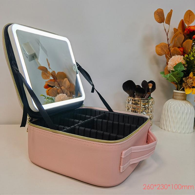 Sac Maquillage Voyage avec Miroir éclairé