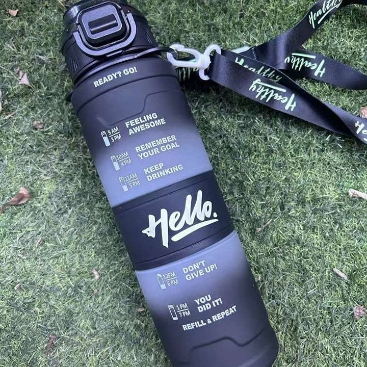 Gourde Sport 1000 ml – Sans BPA, Étanche, avec Paille Intégrée