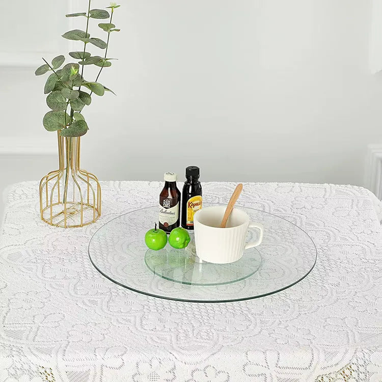 Plateau à Gâteau Rotatif en Verre