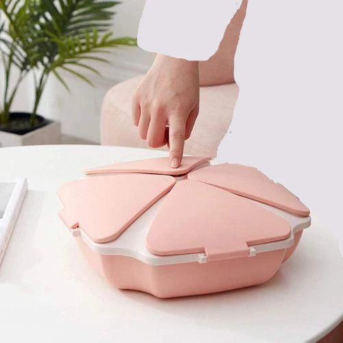 Assiette à Collation avec Couvercle à Pression