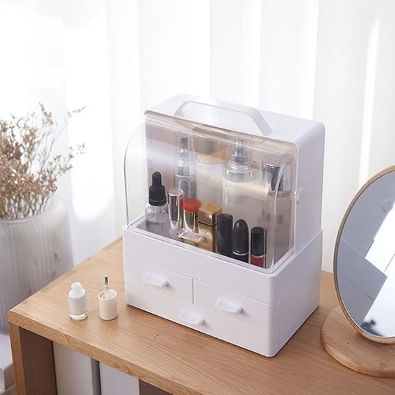 Organisateur de maquillage à 3 niveaux