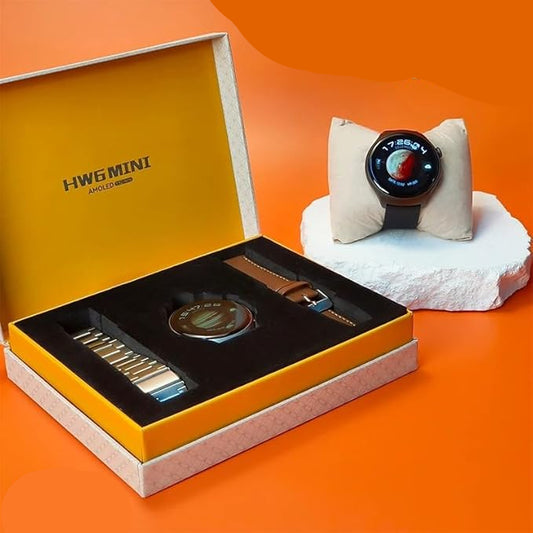 Montre Intelligente – Écran HD, Appels Bluetooth, NFC, Suivi Santé et 3 Bracelets Inclus