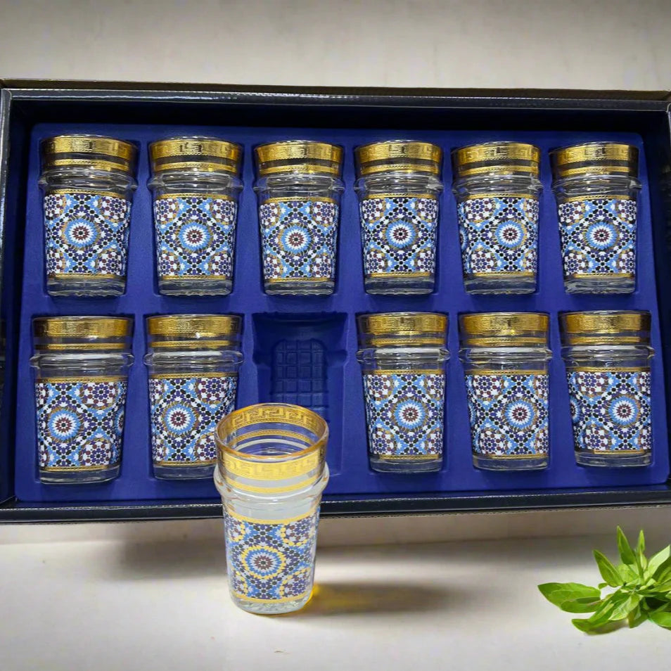 12 Verres à thé – Motif Zalija