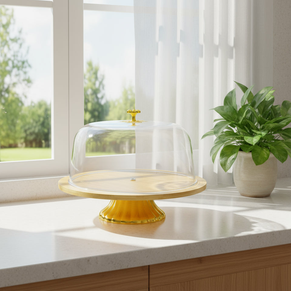 Cloche à gâteau élégante