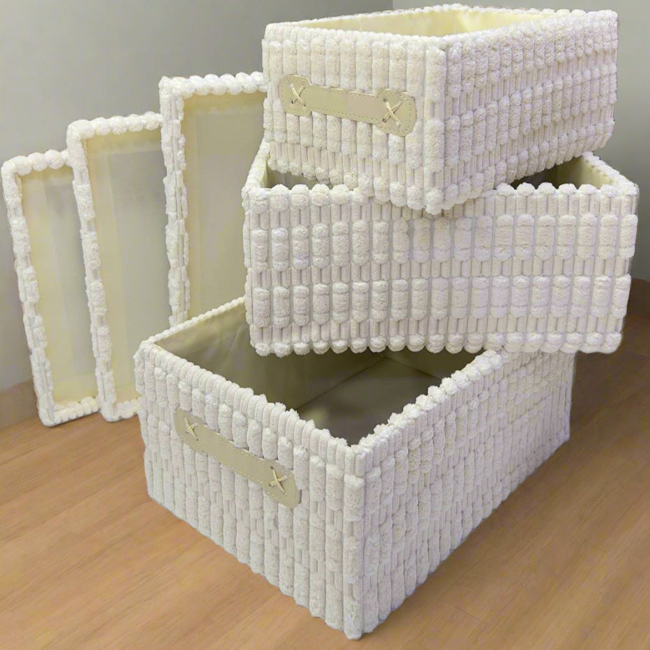 Set de 3 Boîtes de Rangement