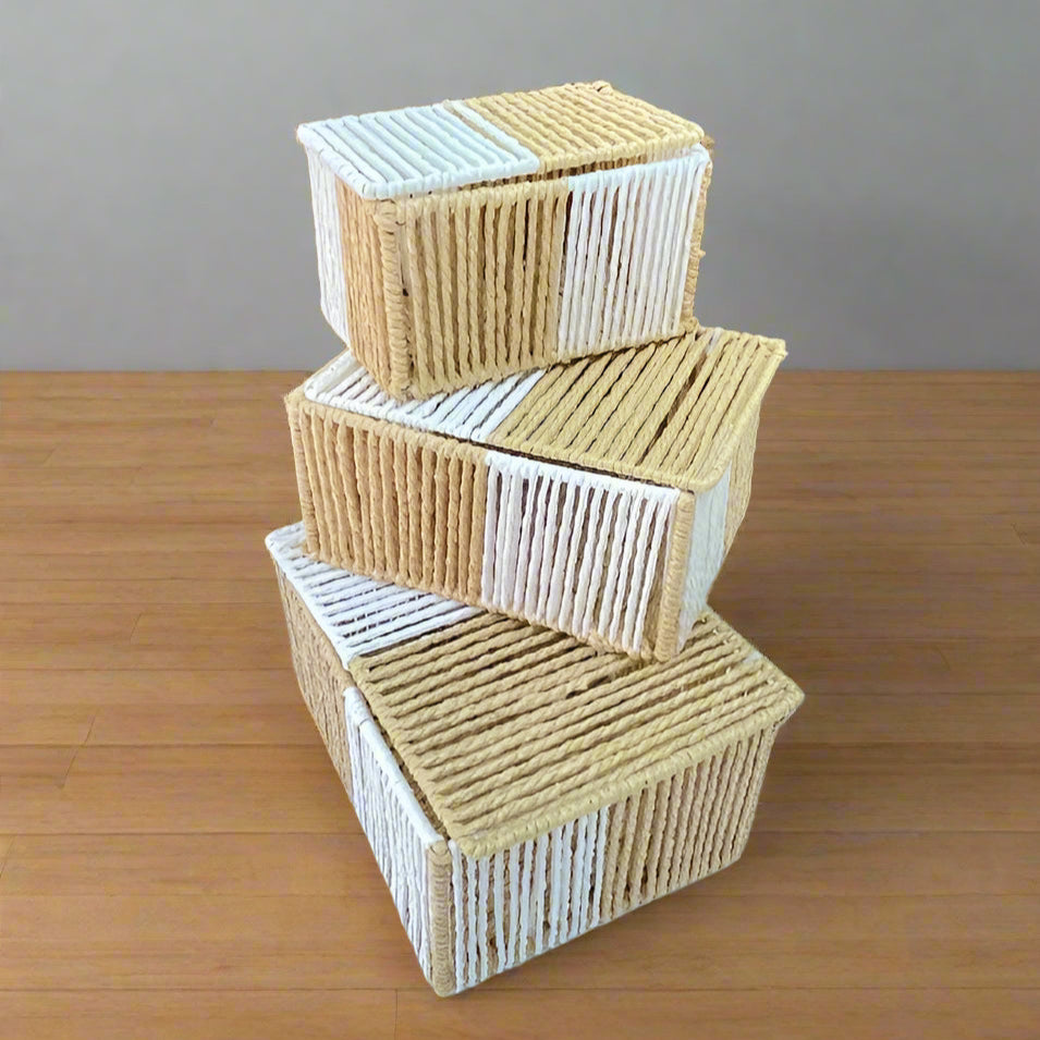 Set de 3 Boîtes de Rangement