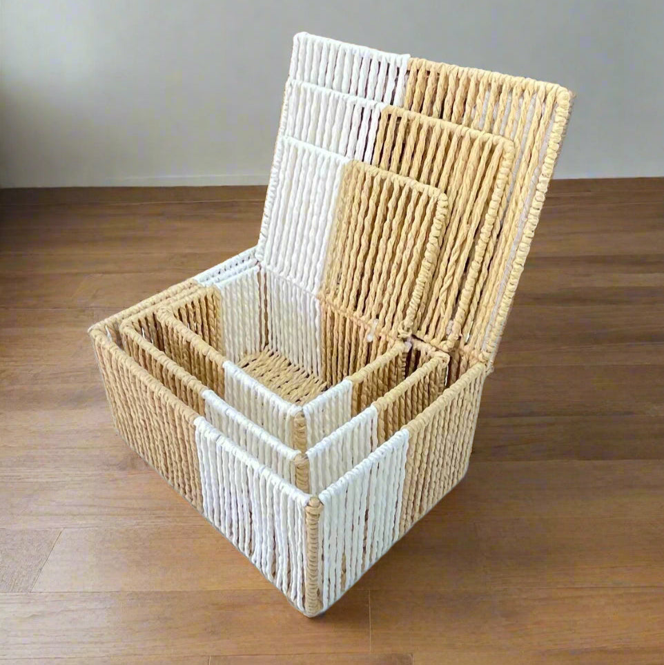Set de 3 Boîtes de Rangement