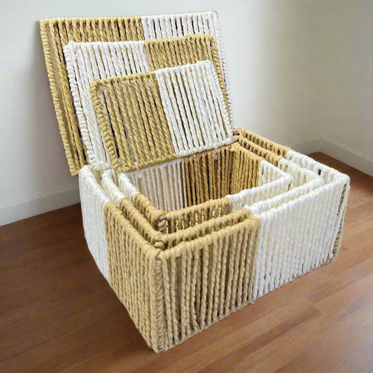 Set de 3 Boîtes de Rangement