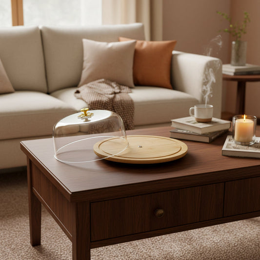 Cloche à gâteau élégante