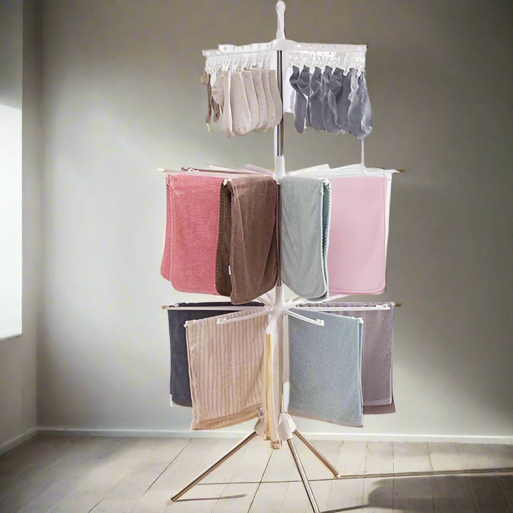Séchoir à linge pliable à 3 niveaux