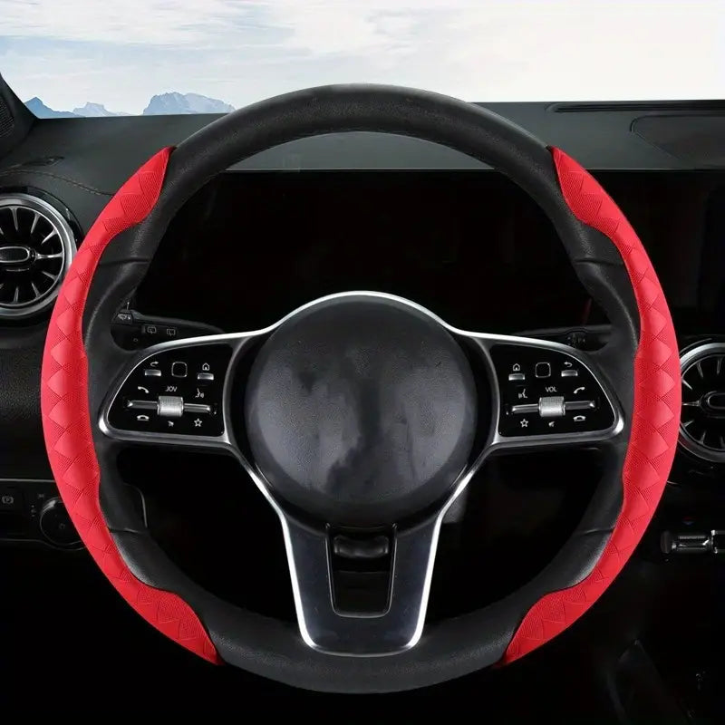 Housse de volant universelle en cuir