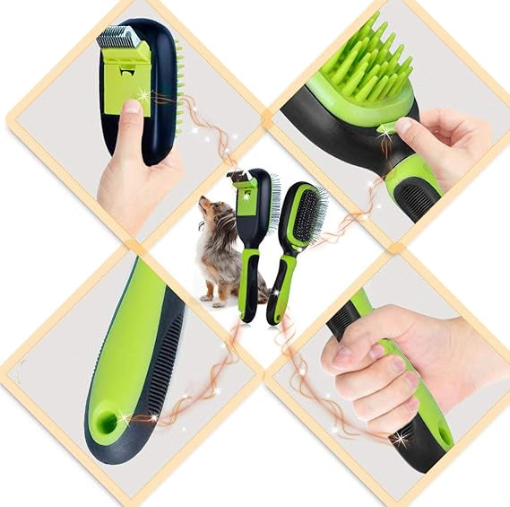 Brosse de Toilettage 5 en 1 Soin Complet