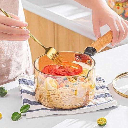 Marmite en Verre Borosilicate : Ustensile de Cuisine Résistants à la Chaleur