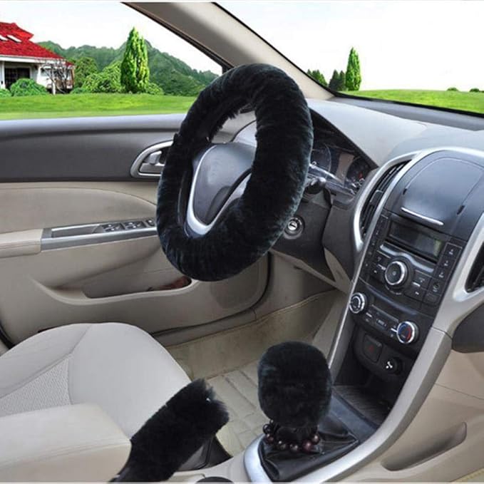 Housse de Volant Moelleuse et Luxueuse en Laine
