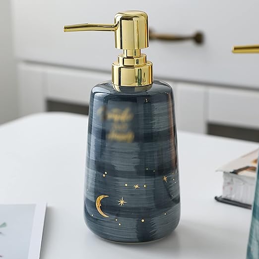 Ensemble de salle de bain en céramique étoilée peinte à la main
