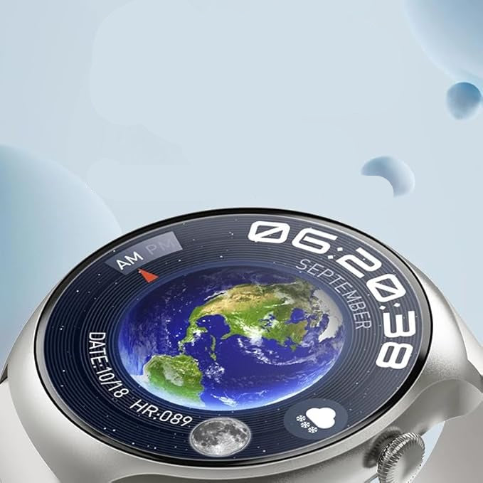 Montre Intelligente – Écran HD, Appels Bluetooth, NFC, Suivi Santé et 3 Bracelets Inclus