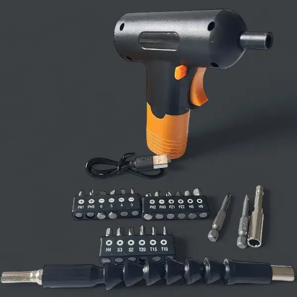 Tournevis électrique à 24 pièces de test rechargeable