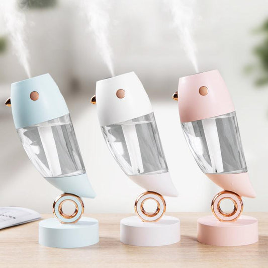 Humidificateur Veilleuse Projection Ultrasonique Brouillard Froid