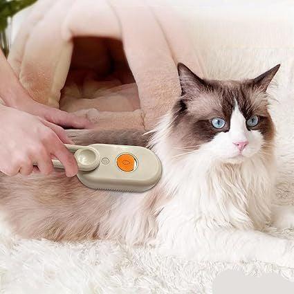 Brosse à Vapeur 3 en 1 : Le Soin Complet pour Votre Chat