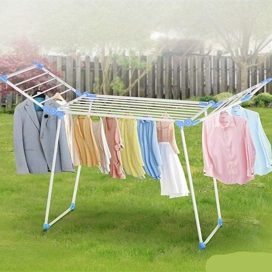 Étendoir à Linge Pliable , Compact, Pratique et Polyvalent pour Intérieur et Extérieur