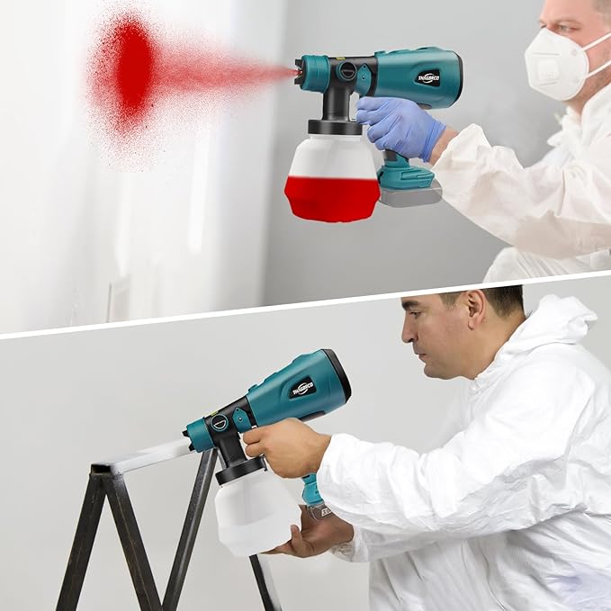 Pulvérisateur de peinture sans fil avec 3 buses